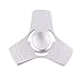 Produktbild Hand Spinner Tri Fidget & # xFF0 C; amanni Mini Toy Schwarz Anti Angst Autism Spielzeug High Speed Aluminium-Legierung Finger Lange Zeitdauer 2 – 3 Minute für Kinder Jugendliche Erwachsene, silber