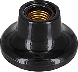Con casquillo E27, apto para bombillas de hasta 4 A 1000 W. Práctica fijación de dos puntos mediante tornillo.