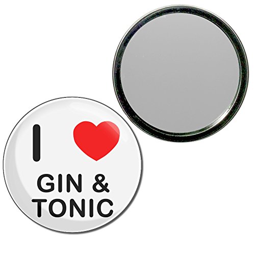 I Love Gin and Tonic - 55mm Round Compact Mirror