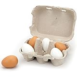 Viga 592288 - Pack de 6 huevos de madera