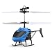 Produktbild RC Mini Helikopter, Gusspower Infrarot Induktion Drone Fliegender Hubschrauber Eingebaute glänzende Flugzeug blinkt Licht für Kinder Spielzeug, Elektrische Micro Flying Toy Geschenk für Teenager (Blau)
