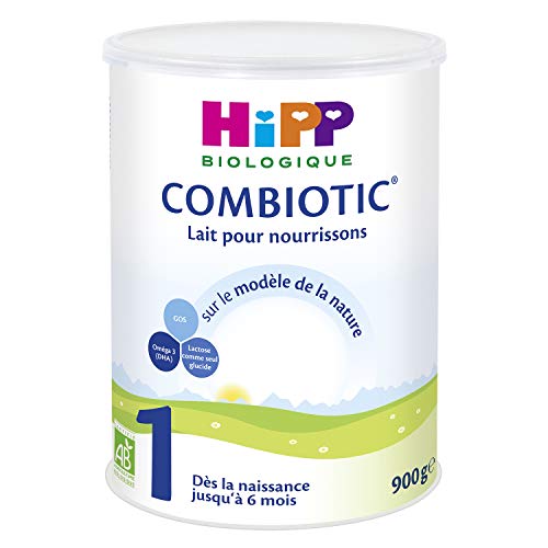 Hipp Biologique Lait 1 Combiotic pour nourrisson de 0-6 mois - 3 boîtes de 900 g
