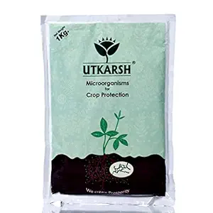 UTKARSH Verticoz Bio Pesticide (White , Verticillium lecanii 1 x 10^8 CFU/gm. min.; 900 gm)
