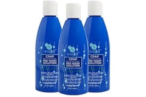 Snugell CPAP Soap Cleaner & Sanitizer (3-Packs, 8.4oz Each) – Fresh Citrus Scent – Pre-Wash Formula for CPAP Masks & Hoses – Effectively Removes Odors, Body Oils & Ensures Optimal Cleanliness