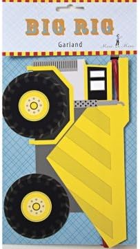 Cake Online ANM0312 garland + 8 helmets in cardboard multi-coloured 18 x 18 x 6 cm