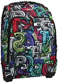Backpack boy COMIX bag free time school black with trolley VZ397