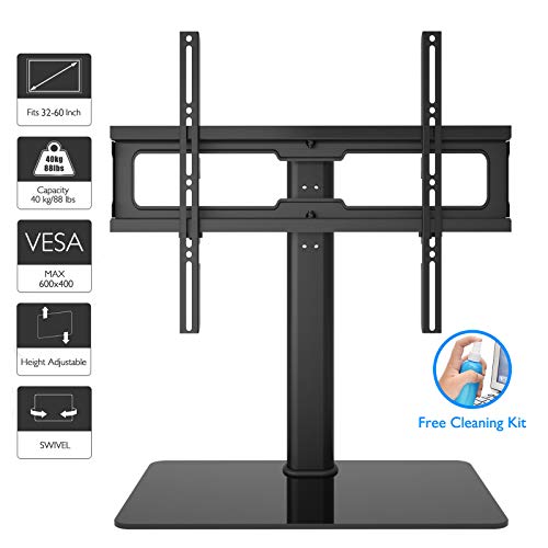 1 Home Soporte de TV con Pedestal para TV de 32"-60" LCD/LED/Plasma TV con Altura de Giro Ajustable