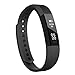 Produktbild Lintelek Fitness Armband Fitness Tracker Wasserdicht Fitness Uhr Aktivity Tracker Schrittzähler Schlaf Monitor Pedometer Kalorie Anrufe/SMS/Whatsapp Vibration für Android und IOS Schwarz