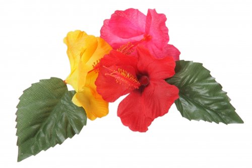 Preisvergleich Produktbild Hibiskusblüten, 24 St., künstlich