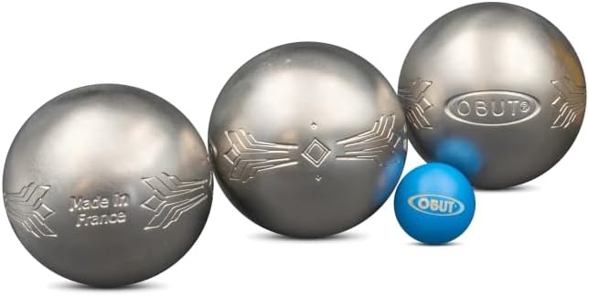 Obut Set de 3 Bolas de Petanca INOX Cheyenne
