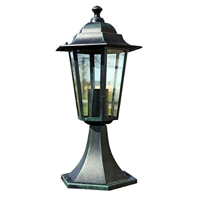 vidaXL Lampe d'extérieur rétro noire fonte 41 cm