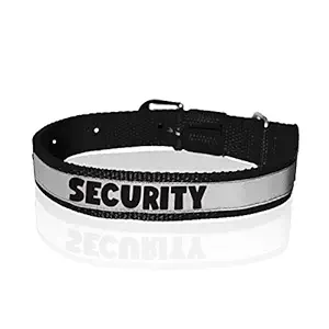 Ruse Pet Security Printed Reflective Nylon Neck Belt Adjustable Dog Collar for Puppy, Small, Big Dogs.