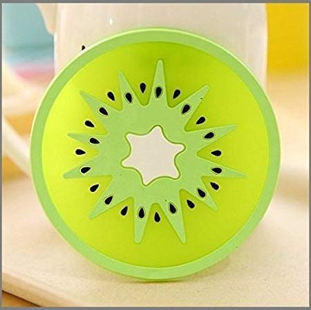 Right Products Multicolour Fruit Silicone Heat Insulation Pad Coaster Non Slip Placemats for Cafe and Restaurant 6 Pieces