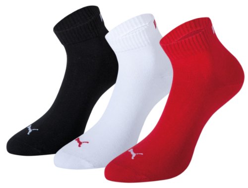 Puma Quarter - Calcetines de deporte para hombre, color Multicolor, talla 43-46