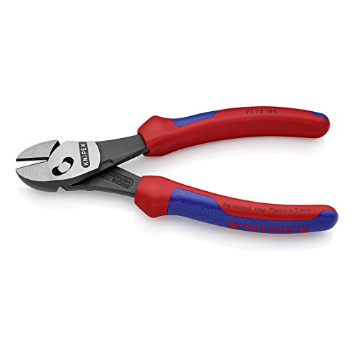 Knipex 73 72 180 TwinForce, Hochleistungs-Kraftseitenschneider, 180 mm - 2