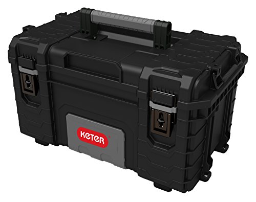 Keter Master Pro Tool Box 22, 1 Stück, schwarz / grau / silber, 17200382 - 2