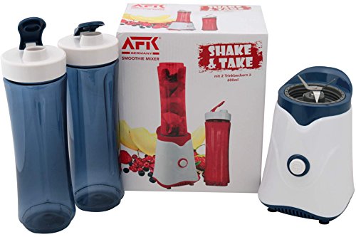 AFK Smoothie Mixer blau inkl. 2 Trinkbecher to go 600 ml - 2