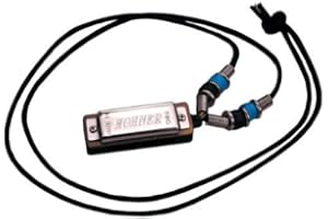 MUSIC4US Musical Instrument Hohner 38N Mini Harmonica Necklace Music Tool