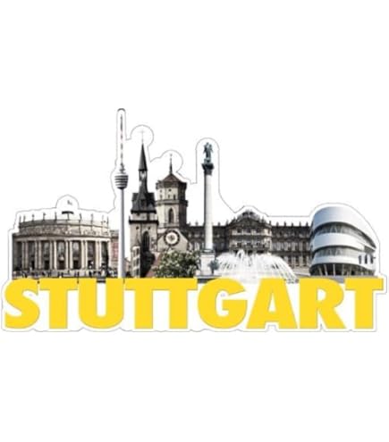 Stuttgart Germany Aimant souvenir pour réfrigérateur