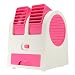 Produktbild SOLUCKY Mini Air Con, USB-Klimaanlagen Wasserkühlung Staubsammler Fan Tragbare Mini Klimaanlage für Auto, Zuhause,Pink