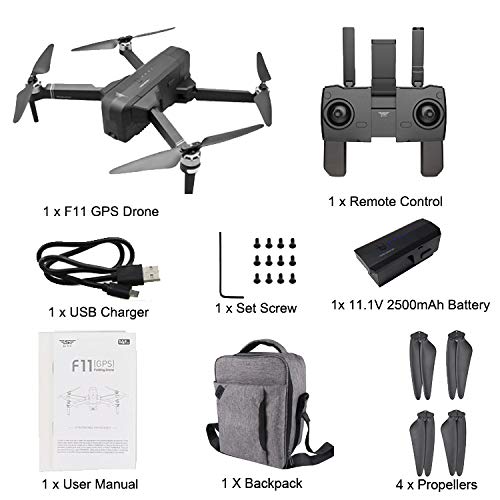 Preisvergleich Produktbild ChsheUavdroneChsheadcopter, Fotografieaerialintelligentgps, Dronebrushless, Flugzeugefür Fernsteuerungprofessional + Custody, Persjrcf11Gps5Gwififpv