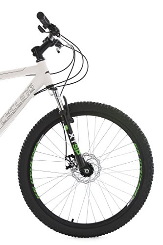 KS Cycling Herren Mountainbike Mtb Xceed RH 49 cm KS Cycling Fahrrad, Weiß, 26 - 7