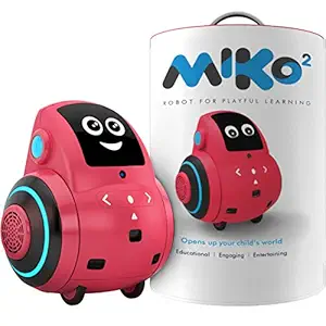 Miko My Companion 2: Playful Learning STEM Robot Programmable + Voice Activated AI Tutor + Autonomous + Educational Games 30+ Free Apps Best Birthday for 5 6 7 8 9 Boys and Girls