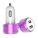 Produktbild doppelt-Port Schnelle USB-Auto-Ladegerät Zigarette Ladegerät für Apple Smartphones iPhone iPad iPod Android iOS Tischgeräte
