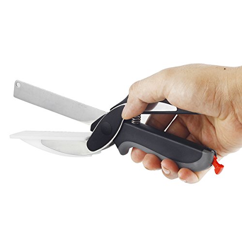 Comenzar Gemüse Schere Küchenscheren Edelstahl schneider Küche Werkzeug DIY cutting slice - 5