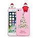 Produktbild Carols iPhone 7/8 Hüll, für iPhone 7/8 (4,7 Zoll) Weihnachten Serie TPU Weihnachten Weihnachtsbaum / Schneemann / Weihnachtsmann Muster TPU Soft Haut Flexibel Haltbar Zurück Niedlich Silikon Gummi Stoßfest Bumper Ultra Slim Dünn Leicht Schutzfolie Hülle für iPhone 7/8 (4,7 Zoll) - Rosa