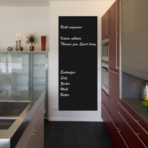 Tafelfolie+++ Nichts mehr vergessen+++Kleben Sie Ihre Memotafel doch einfach an die Wand Größe 160cm x 60cm +2 x Kreide
