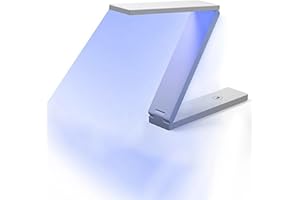 Haptufer UV Resin Curing Lamp, 54W High-Power, Wireless & Foldable, Uses, White Plastic, Resin Supplies