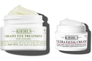 Kiehl's Creamy Eye Treatment with Avocado, Hydrates for a Revitalised Eye Area, Formulated with Avocado Oil, Creamy Texture, 99% Natural Ingredients/Formula, for All Skin Types