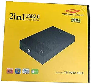 World Shopper TERABYTE 2 in 1 External Hard Drive Casing for 2.5