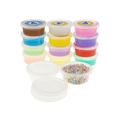 15 Pack Schaumstoff Ball Vorratsdosen mit Deckel für 20 g schlamm - 5