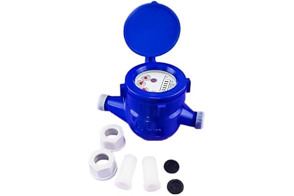 Compteur en plastique économique pour consommation d'eau écoulement dans jardin 15 mm froid sec 15180516