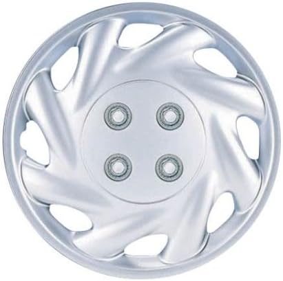 Drive Accessories KT-869-14S/L, Saturn, 14 Silver Replica Wheel Cover, (Set of 4) by AutoSmart