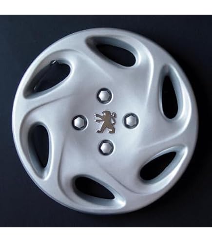 Wieldoppenset met 4 aanpasbare wieldoppen – voor PEUGEOT 206/306/406/806/ Ranch/Partner/Bipper – diameter 15 inch – geen origineel