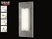 Produktbild Dimmbare LED Wandleuchte / Badleuchte SHINE-MODULAR, Dekor Kreidestein / Glas, Fischer Leuchten 55391