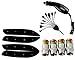 Auto Pearl - Combo Of - Car,Bike Air Alert Tire Valve Cap , Car LED Blinking Bumper Protector And Mobix Car Charger RS.1113.00