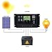 Produktbild MMLC Solar Panel Regler Laderegler USB 60A 12V-24V mit Dual USB Ladegerät USB Charger (Schwarz)