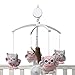Musical Mobile OWL for Baby Cot (0+) (PINK)