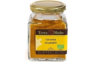 SPICEMASTERS.CO.UK TERRA MADRE Curcuma en poudre bio (Gros Pot) 90g - Inde (gros pot)