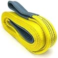 QADAR® Best Webbing Sling Lifting Belt and All-in-One Belt System, Webbing Slings for Lifting and Slinging, Quality Material for Safe Lifting (3 Ton (2 Meter))