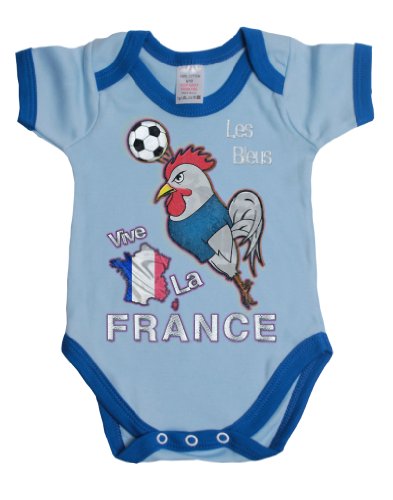 France Football Mascot World Cup Boy/Girl Baby Grow Vest