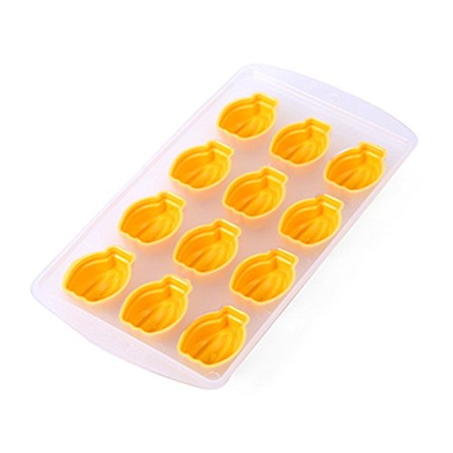 Preisvergleich Produktbild GerTong Eiswürfelform, kreative Silikon-Eiswürfelform, Form für Schokolade, Gelee, Trinkzubehör, Herzform banane S