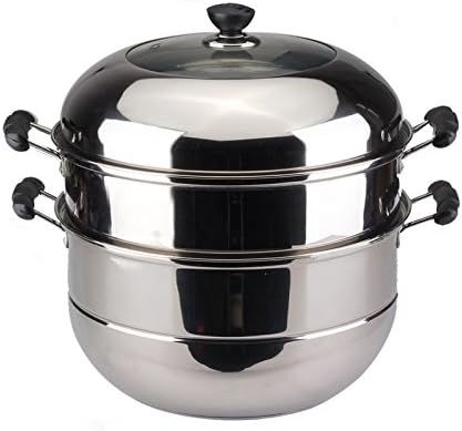 Stainless Steel Steamer, Thickened, Multi Function,Two Layer,36Cm