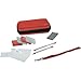 Produktbild Speedlink Starter Kit 10-In-1 für Nintendo N3DS/NDSi (Tasche, Touch Pens, Schutzfolie, Spielhüllen, Mikrofasertuch) metallic rot