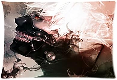 Hot New Pillowcase Custom Pillowcase Tokyo Ghoul with Mask Pillow Case 20x30 Inch Two Sides