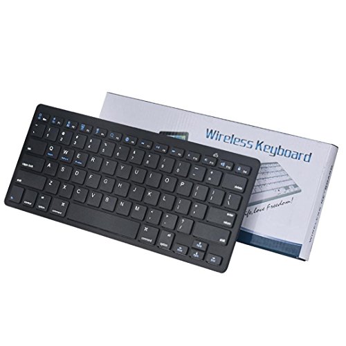 détail Clavier QWERTY slim sans fil Bluetooth clavier pour Asus zenpad T8 zt582kl – Layout QWERTY X5 Noir